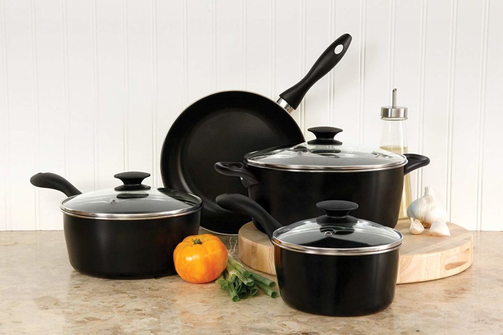 Sunbeam 91502.07 Armington 7Piece Cookware Set, Black AAA CRS INC, Shop