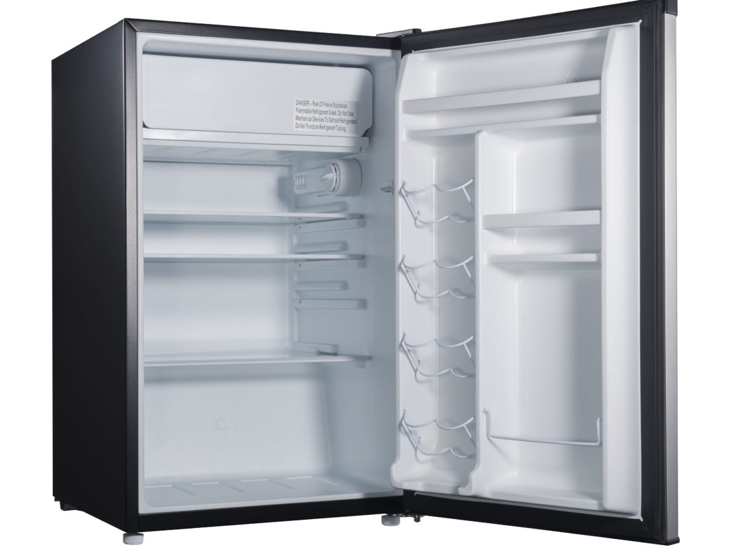 Galanz 4.3 Cu Ft Single Door, Compact Refrigerator GL43S5, Stainless