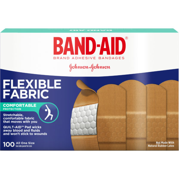 Band-Aid Flexible Fabric - 100ct