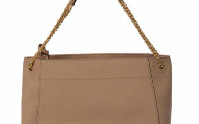 Tory Burch McGraw Chain Shoulder Slouchy Tote, Devon Sand