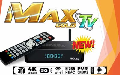 MAX TV GOLD 5G 4K ULTRA-HD IPTV BOX+ANDROID 7.1 QUAD-CORE 64 BIT