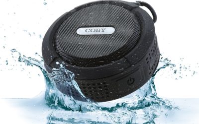 Coby Waterproof Speaker, Shower Speaker,IPX5, Wireless Portable