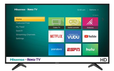 Hisense 32″ Class HD (720P) Roku Smart LED TV (32H4030F)