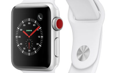 Apple Watch Series 3 GPS + Cellular – 38mm – Sport Band – Aluminum Case