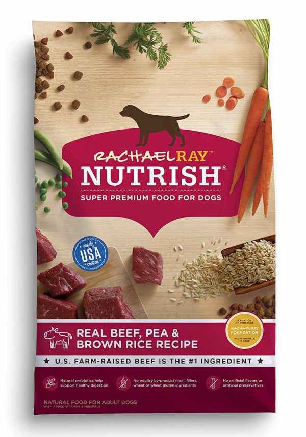 Rachael Ray Nutrish Real Beef, Pea & Brown Rice Recipe Dry Dog Food
