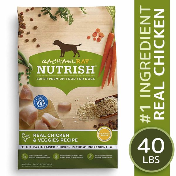 Rachael Ray Nutrish Natural Dry Dog Food, Real Chicken & Veggies Recipe