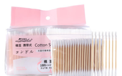 Cotton swabs wooden stick cotton ear buds  (Pack 800pcs/Set) by AYFA