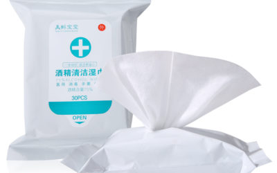 Wipes Hand 75% Alcohol Disinfectant Wet Wipes Pads (1 pack of 30pcs) by AYFA