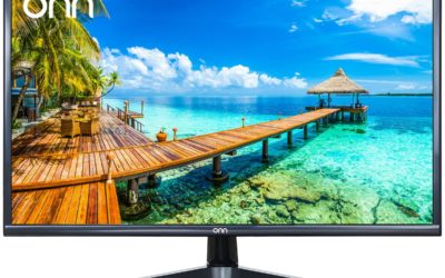 Onn. 24″ 1920×1080 VGA HDMI 60hz 14ms LED Slim Design Monitor